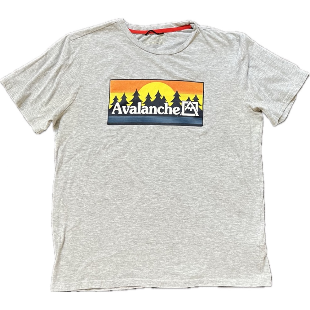 Avalanche Mountain Logo T Shirt Men’s Medium Good Condition